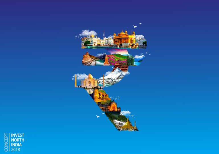 branding for the Invest North India Summit Deepali designs