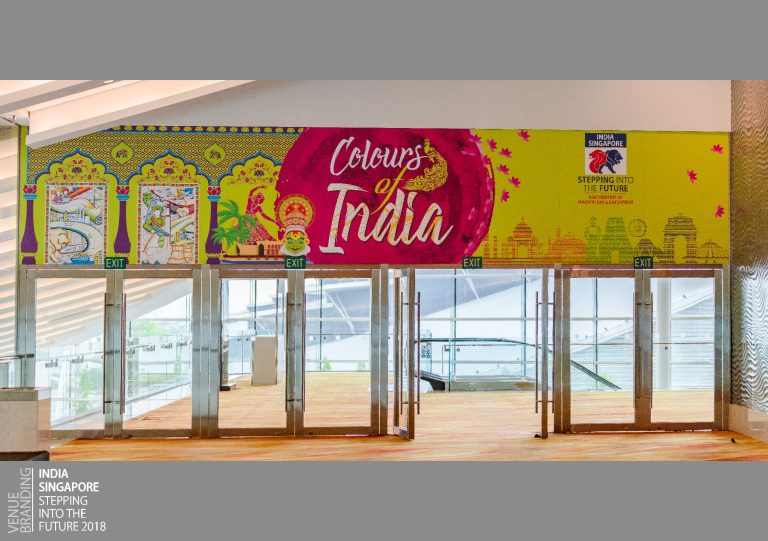 PM Modi Singapore Visit: Event Branding & Logo Design by Deepali