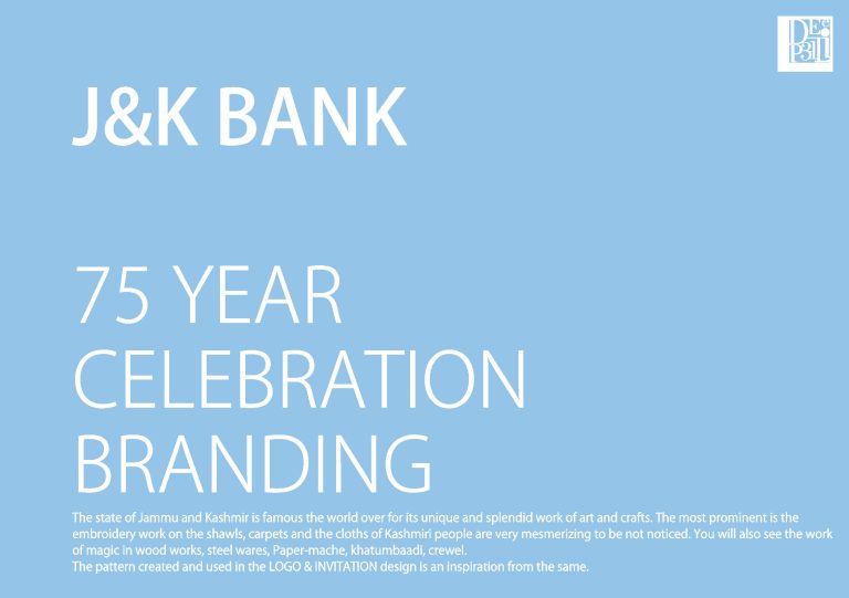 Celebrating 75 Years: J&K Bank Platinum Jubilee Branding | Deepali