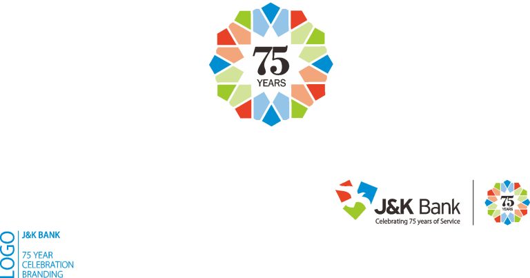 J&K Bank Platinum Jubilee: Anniversary Campaign & Logo Design