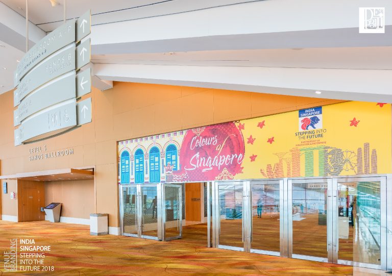 PM Modi Singapore Visit: Event Branding & Logo Design by Deepali