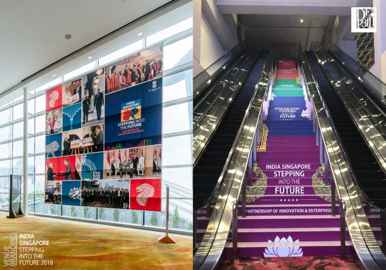 PM Modi Singapore Visit: Event Branding & Logo Design by Deepali